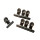 Tellerclips aus Metall ca.3cm,2x 6er Sets