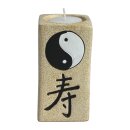 6x Teelichthalter YinYang