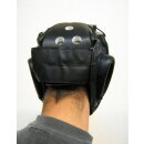 Kopfschutz mit Visier aus Hartplastik XL